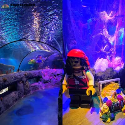 SEA LIFE Malaysia LEGO pirate and coral displays